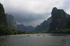 566-Guilin,fiume Li,14 luglio 2014